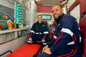 Ambulância para transporte de pacientes